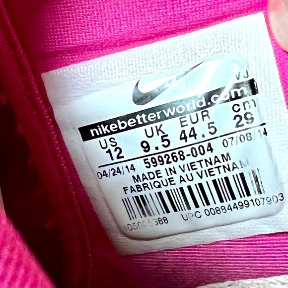 NIKE Women's Free Balanza Training Shoe black pink size 12 - Picture 8 of 9